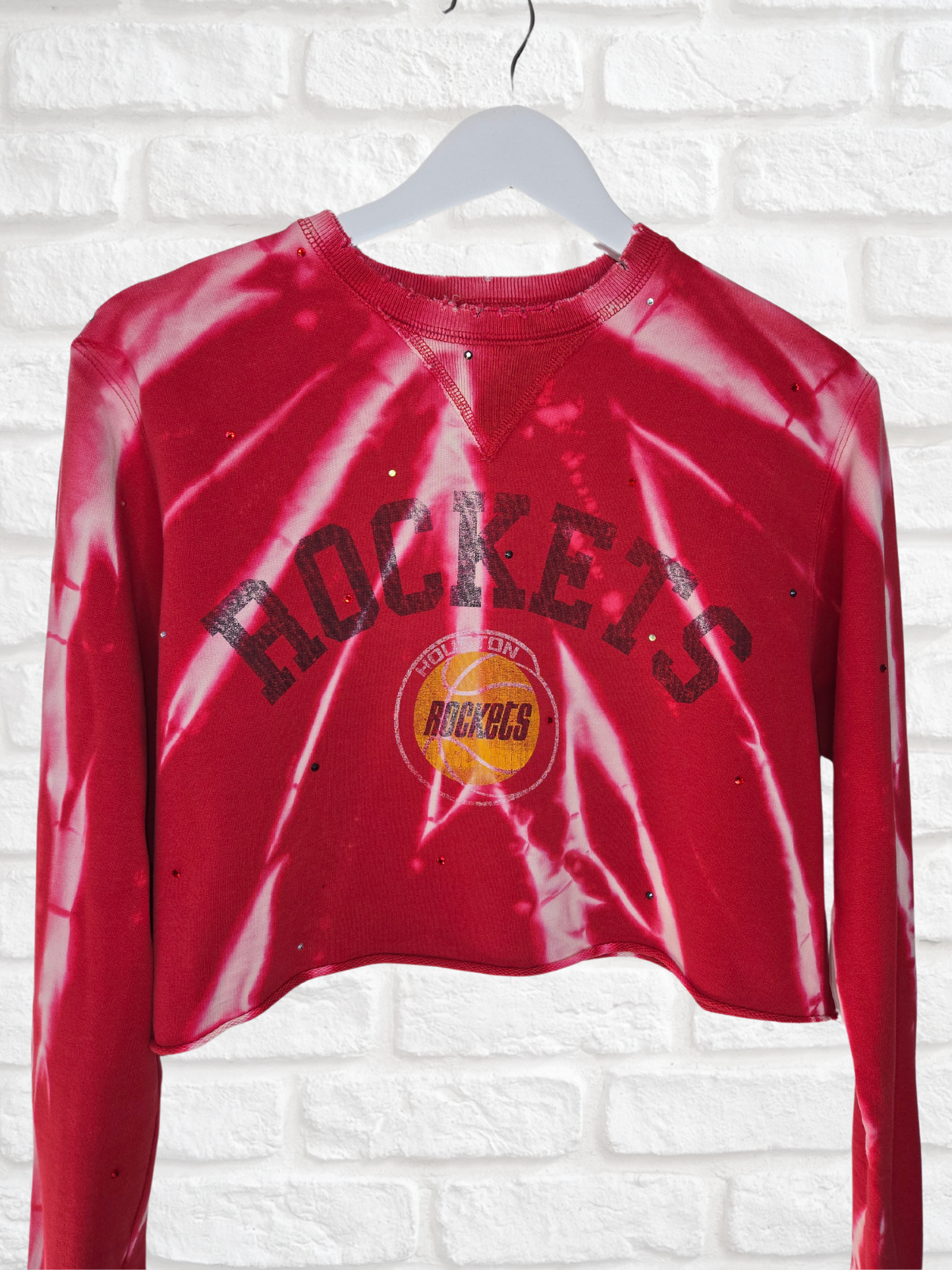 Houston Rockets Crop Sweatshirt