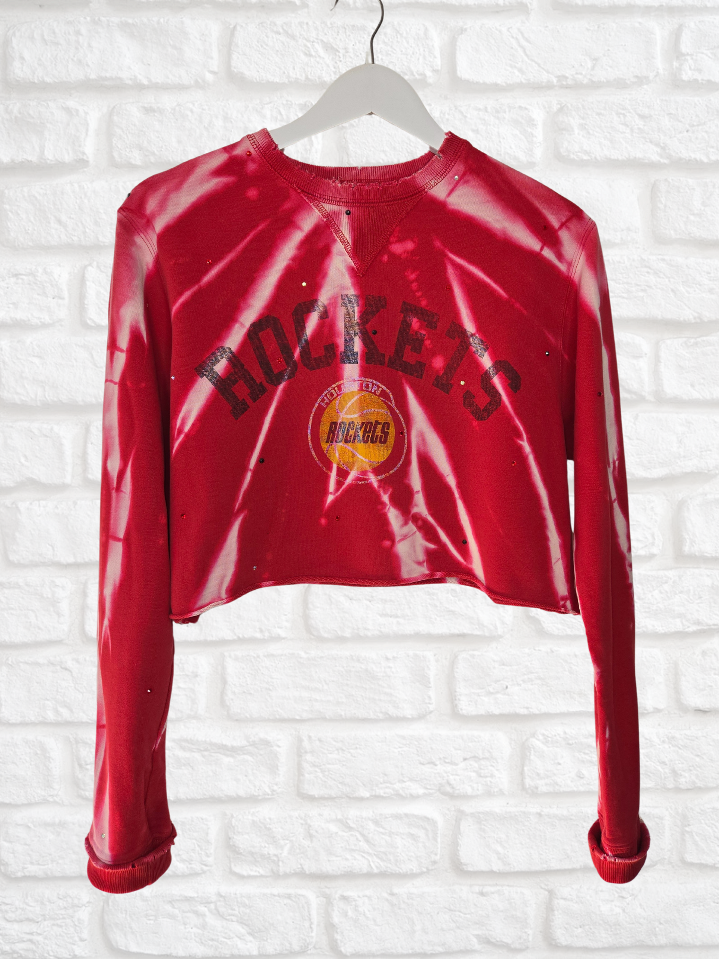 Houston Rockets Crop Sweatshirt