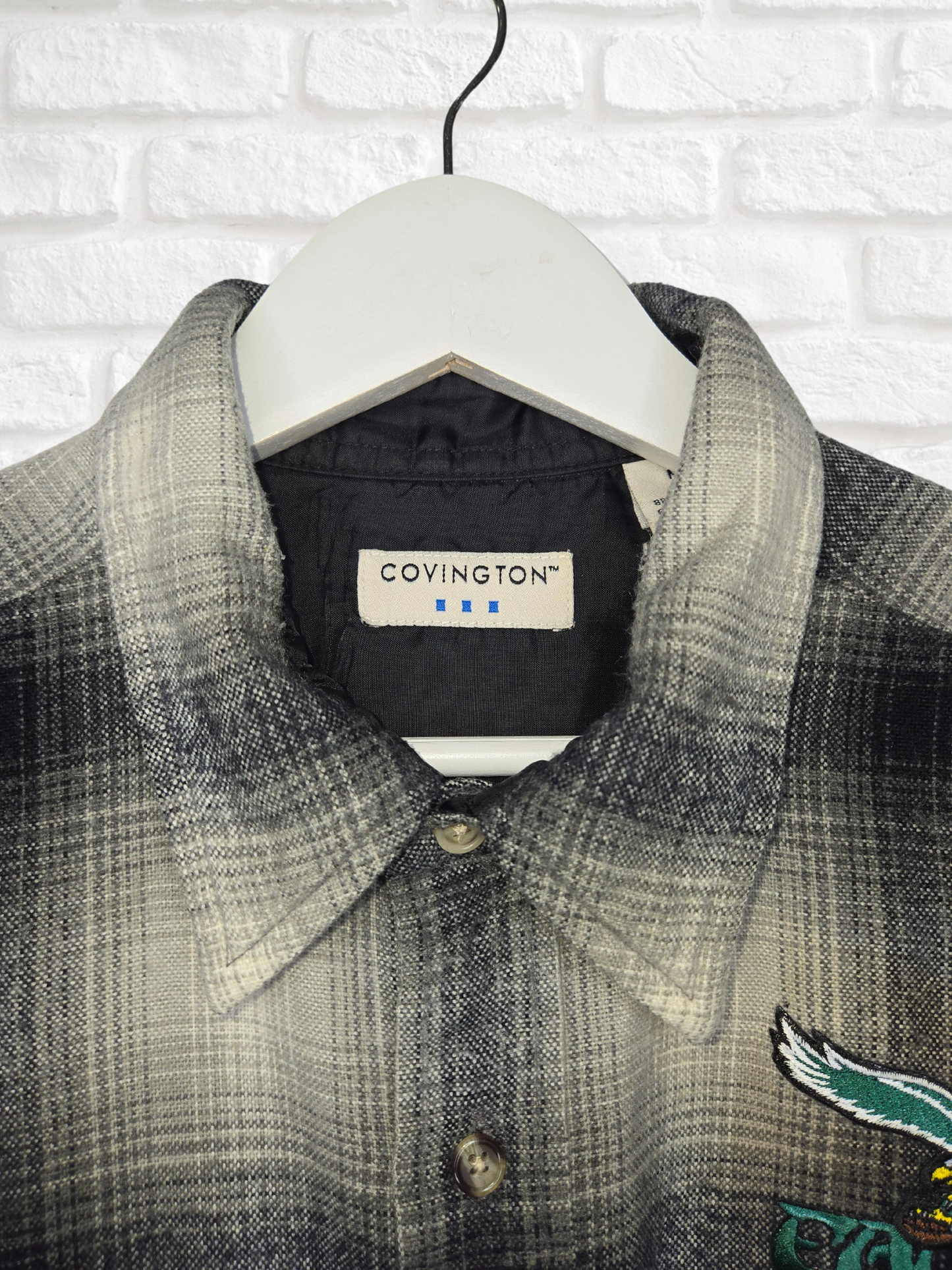 Philadelphia Eagles Crop Flannel