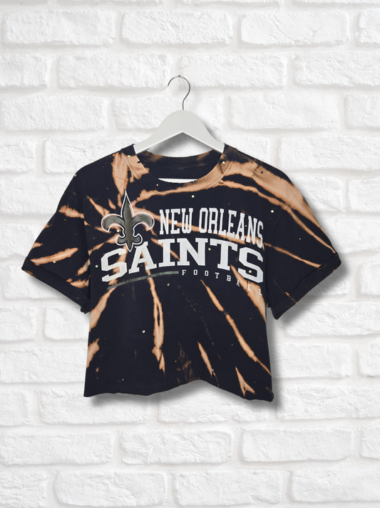 New Orleans Saints Crop Tee