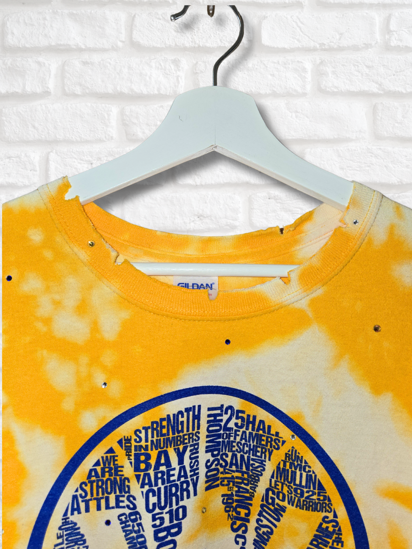 Golden State Warriors Crop Tee