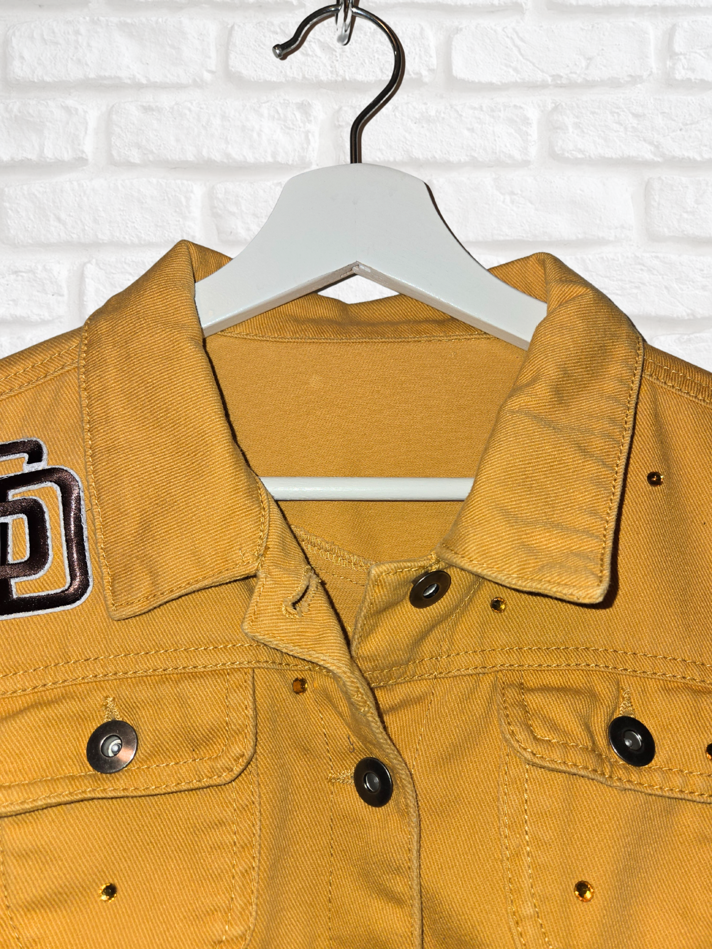 San Diego Padres Rhinestone Crop Jacket