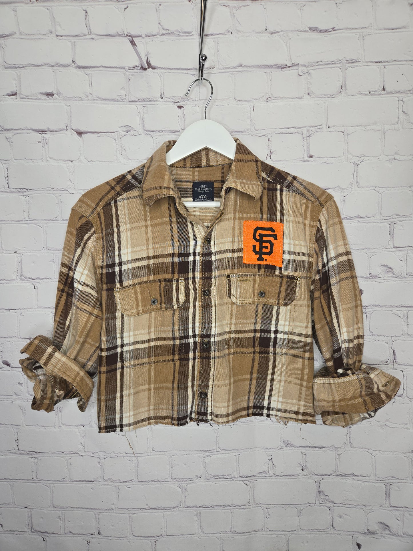 San Francisco Giants Crop Flannel