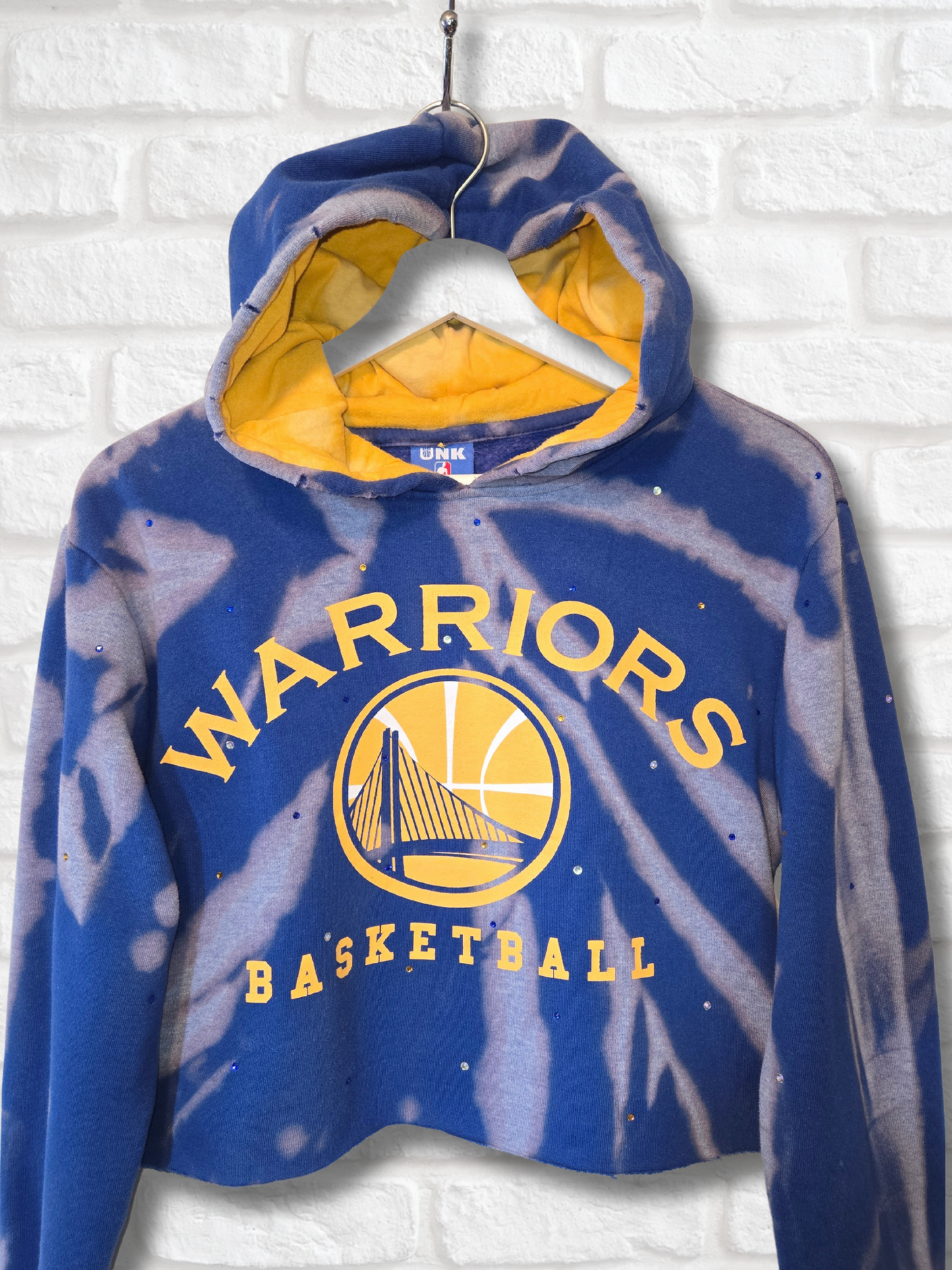 Golden State Warriors Crop Hoodie