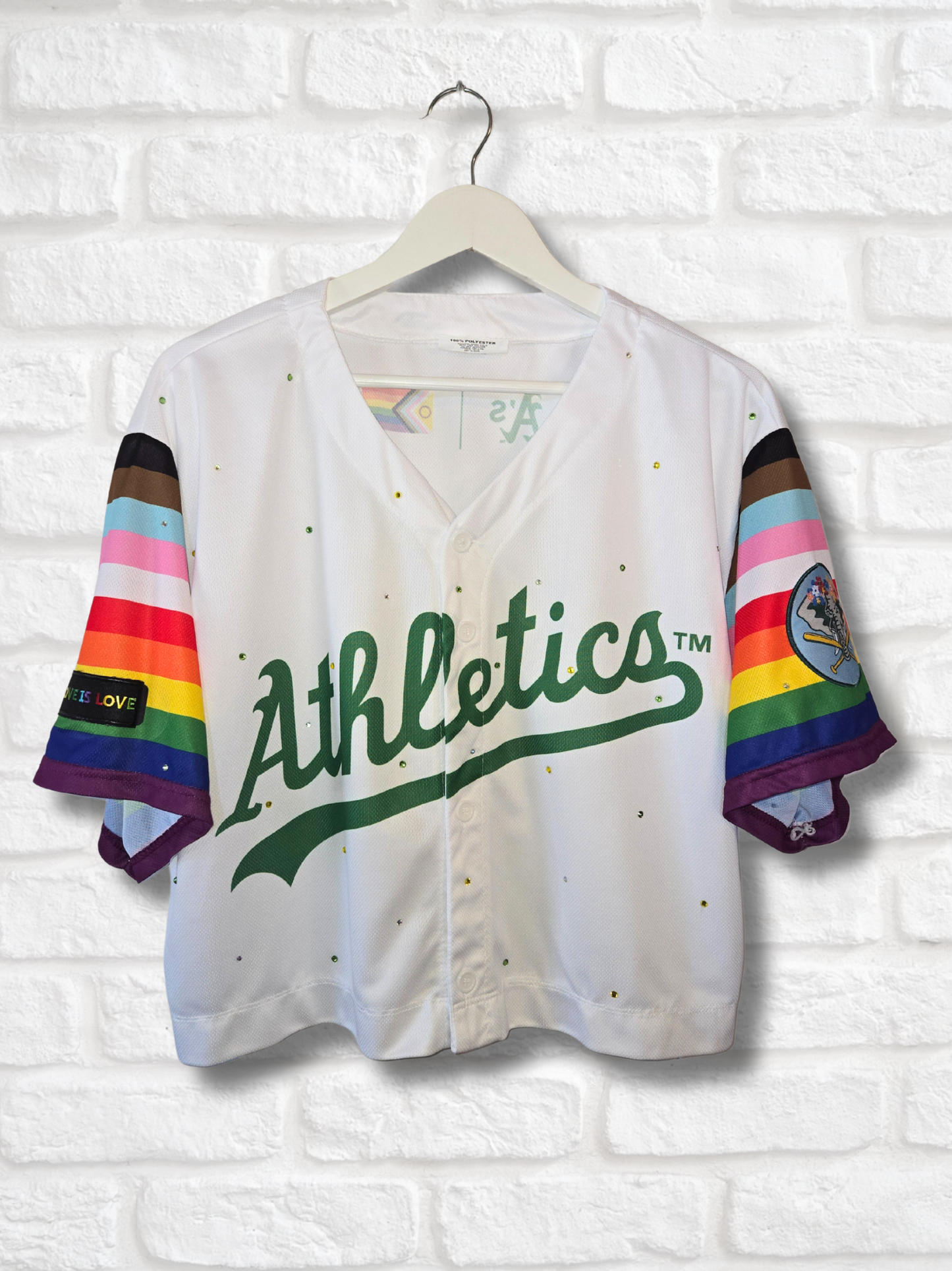 Oakland Athletics Crop Jersey