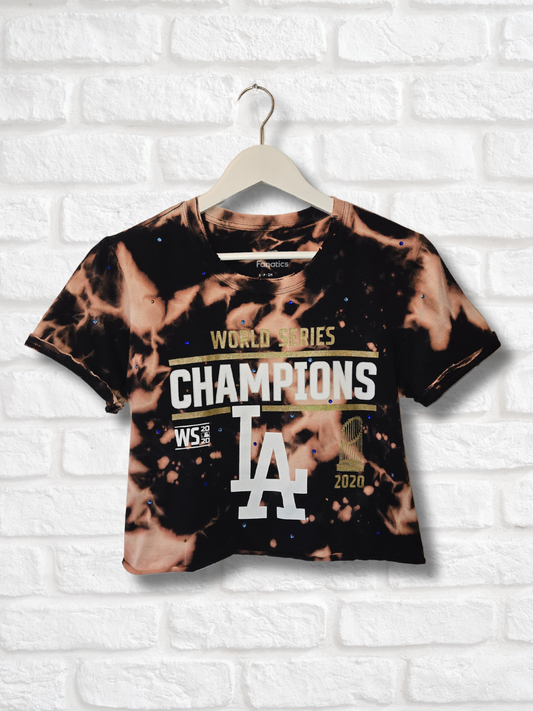 Los Angeles Dodgers Crop Tee