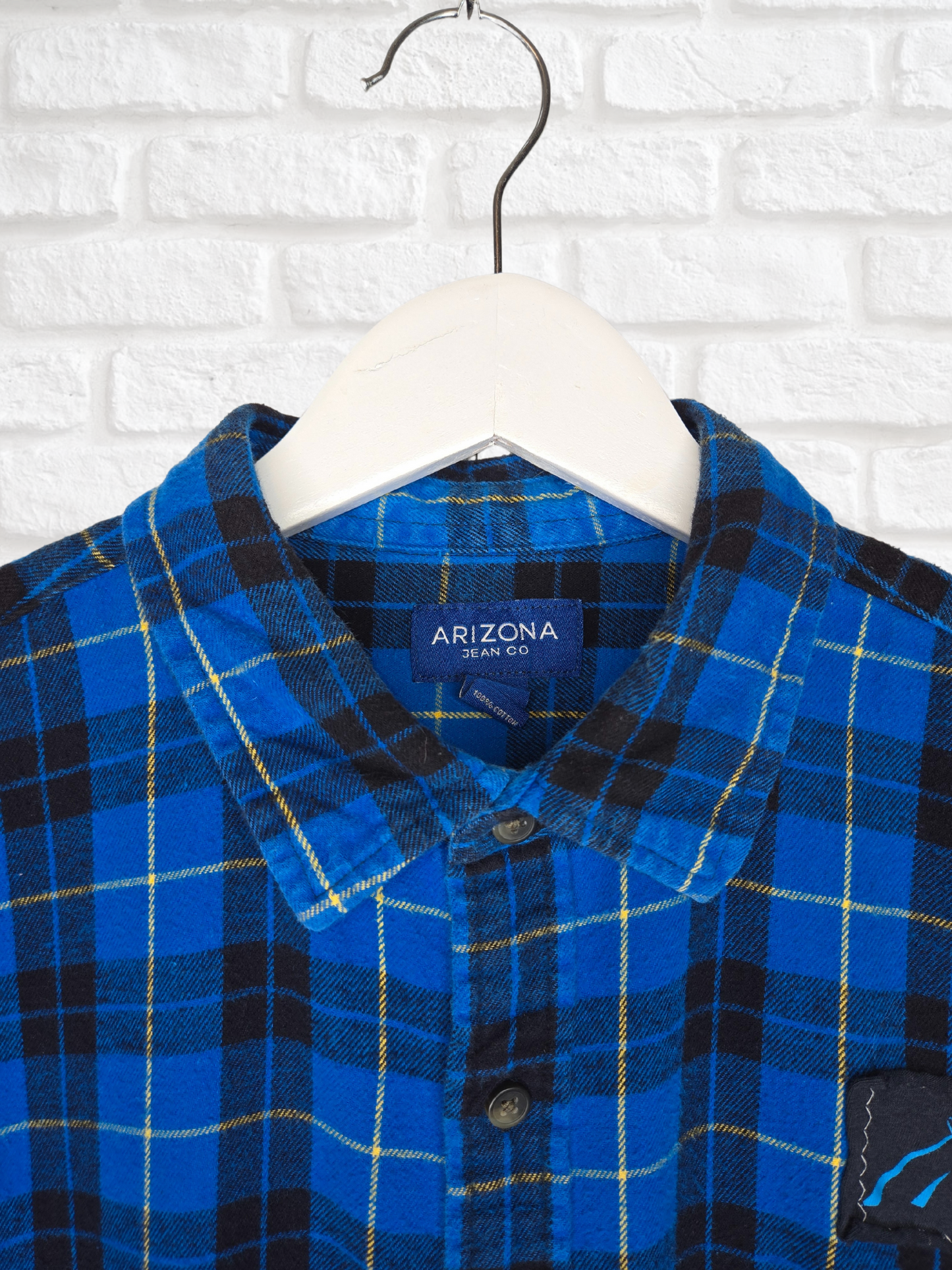 Carolina Panthers Crop Flannel