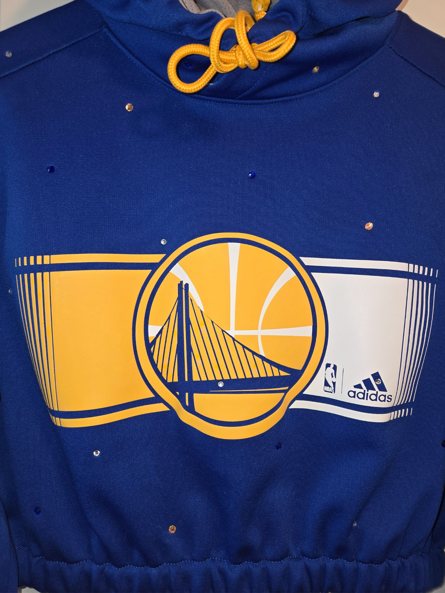 Golden State Warriors Crop Hoodie