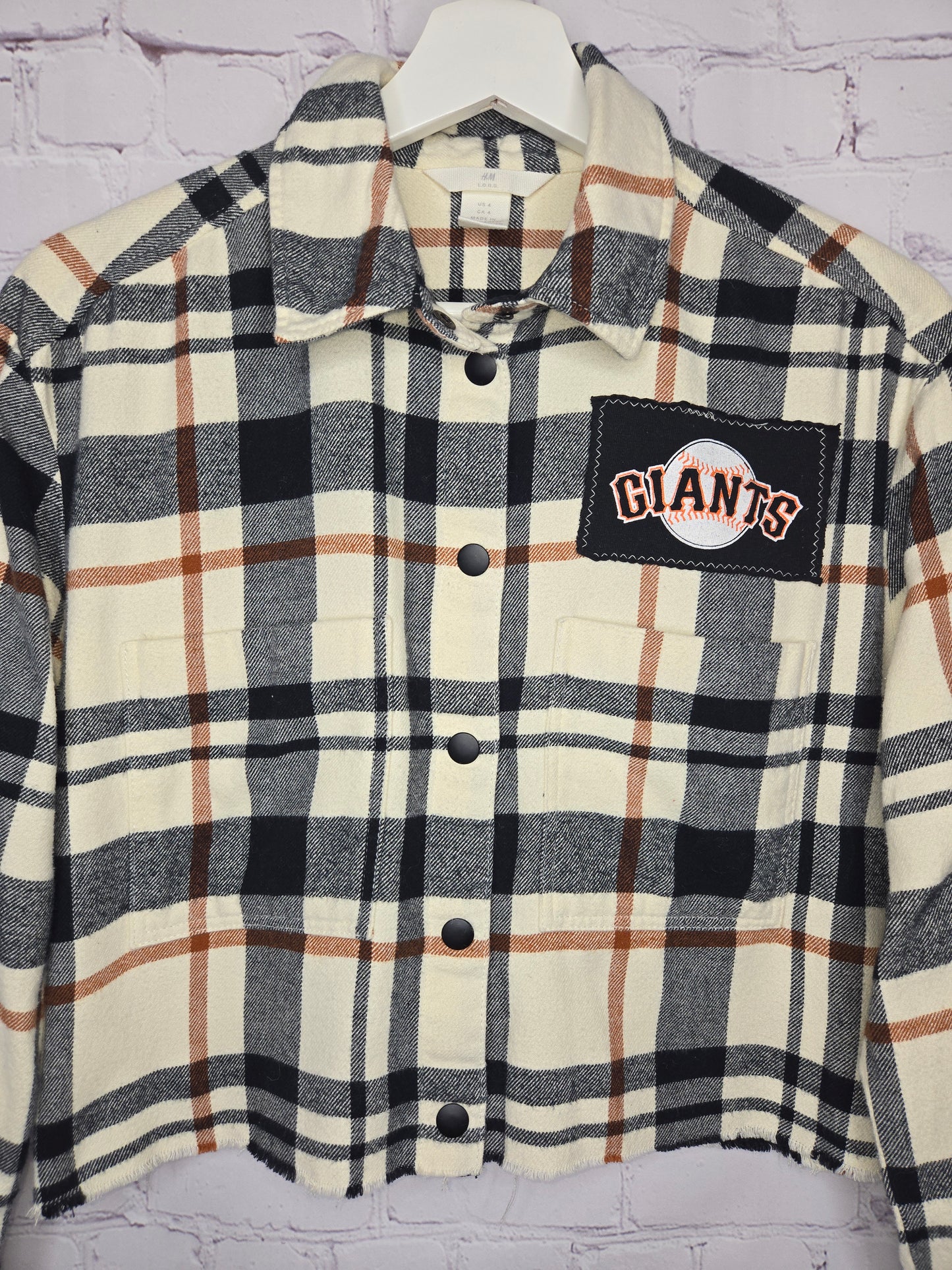 San Francisco Giants Crop Flannel