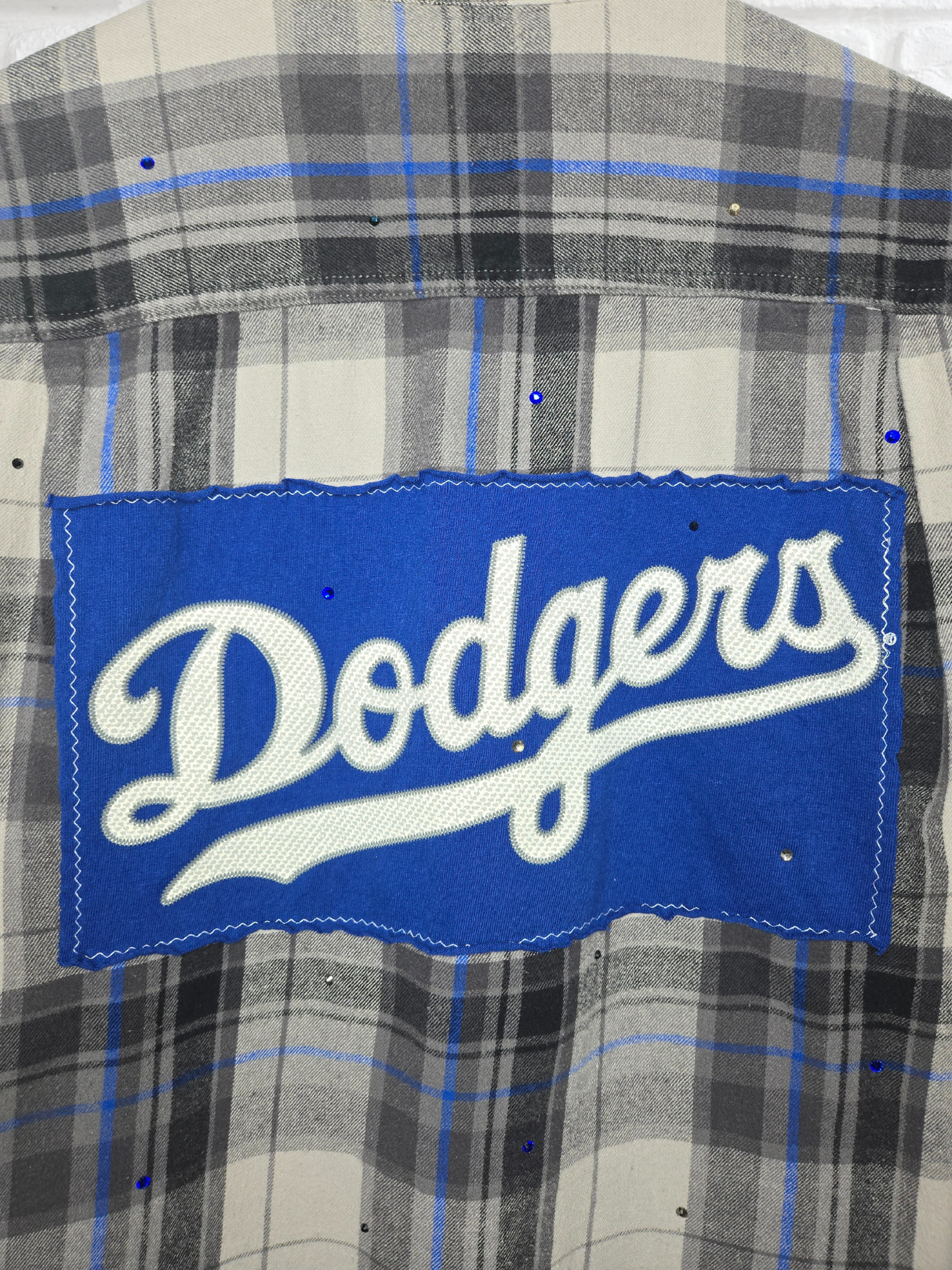 Los Angeles Dodgers Crop Flannel