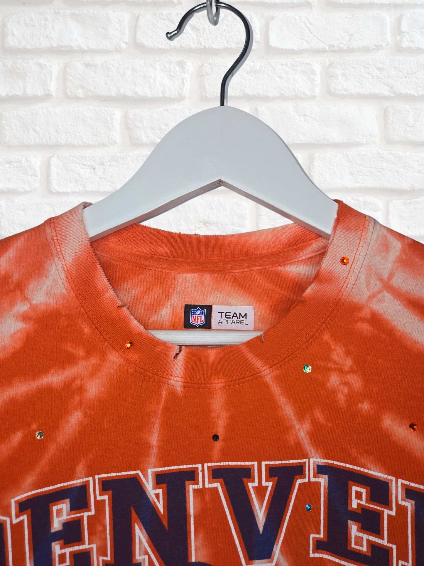 Denver Broncos Crop Tee