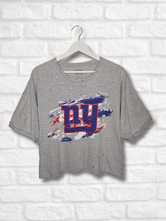 New York Giants Crop Tee