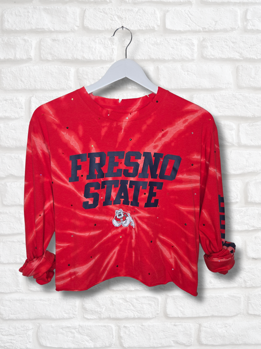 Fresno State Bulldogs Crop Tee