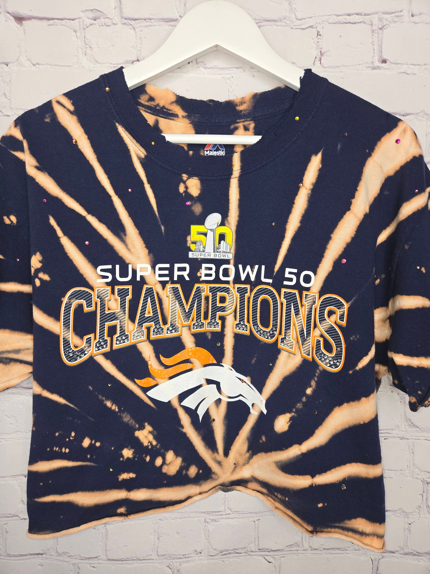 Denver Broncos Crop Tee