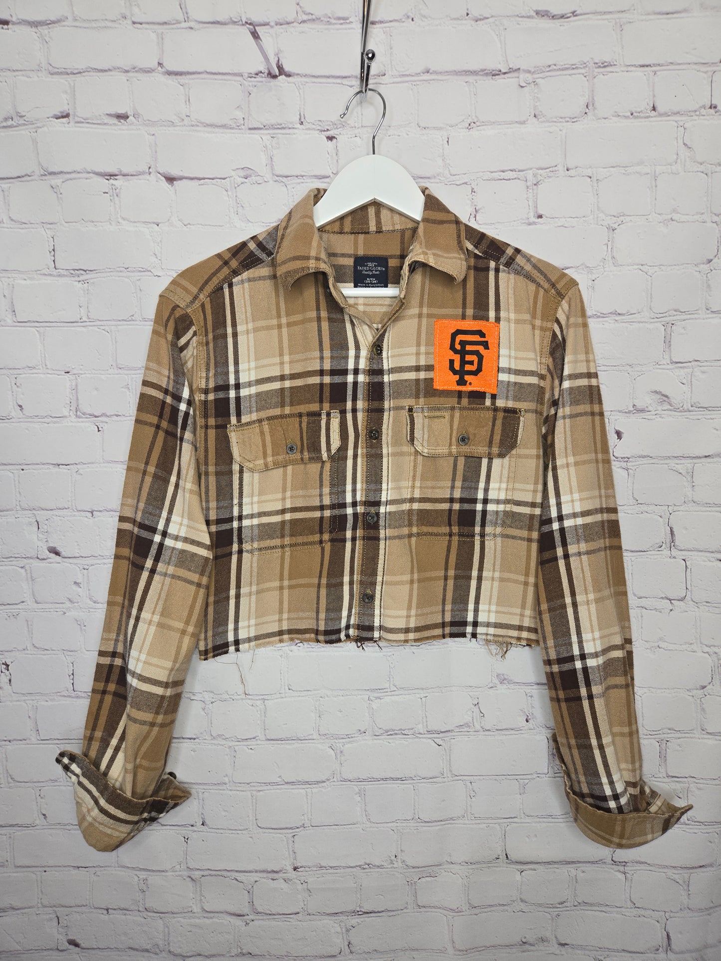 San Francisco Giants Crop Flannel