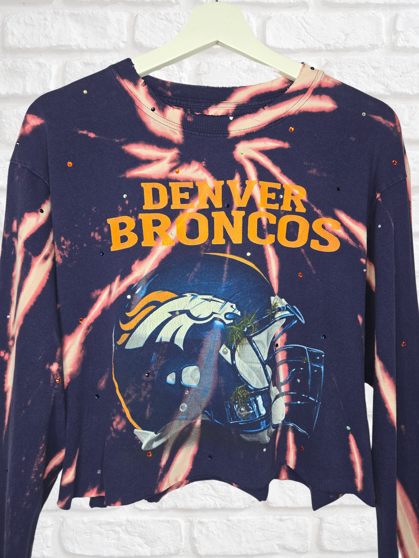 Denver Broncos Crop Tee