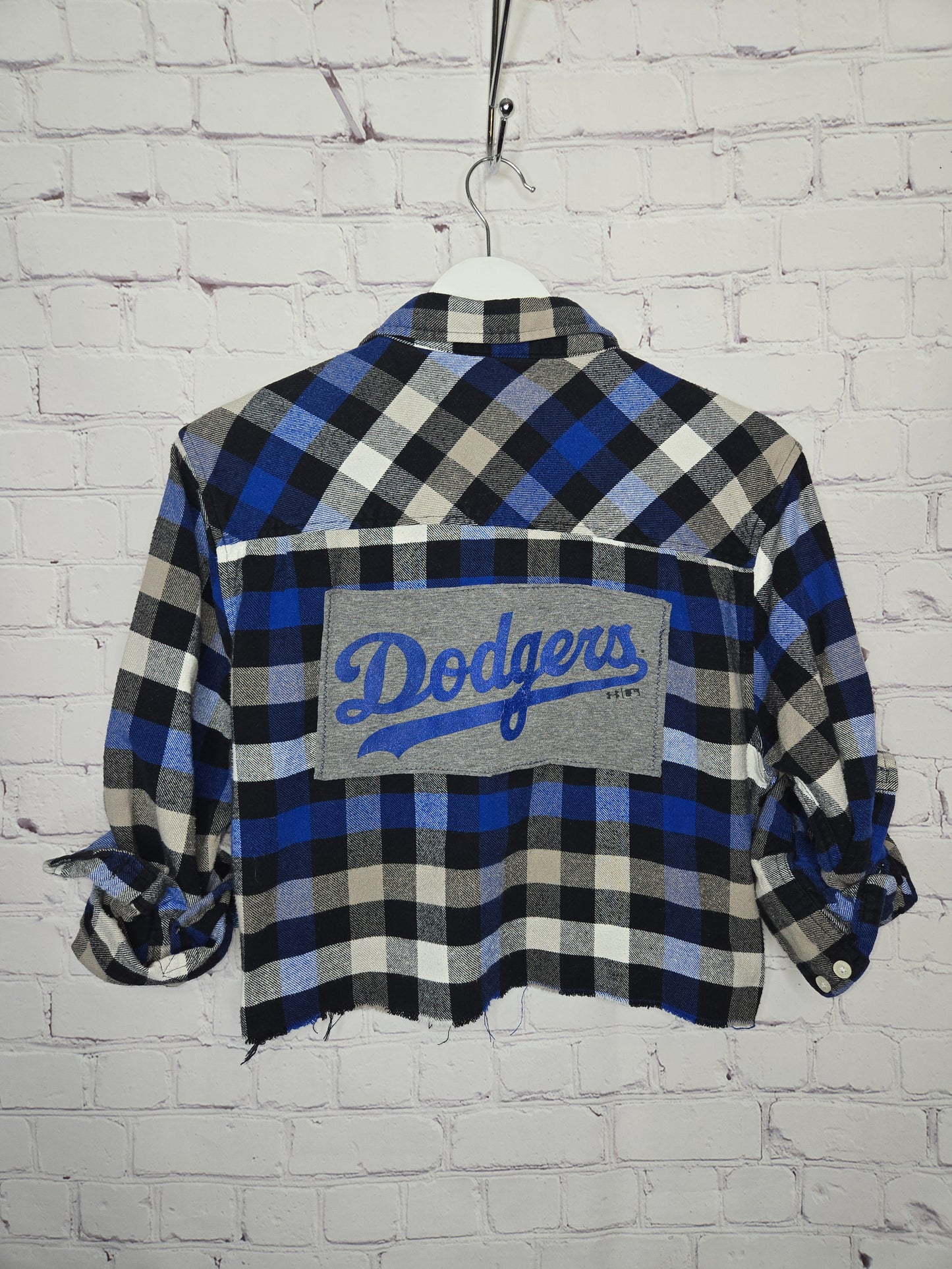 Los Angeles Dodgers Crop Flannel