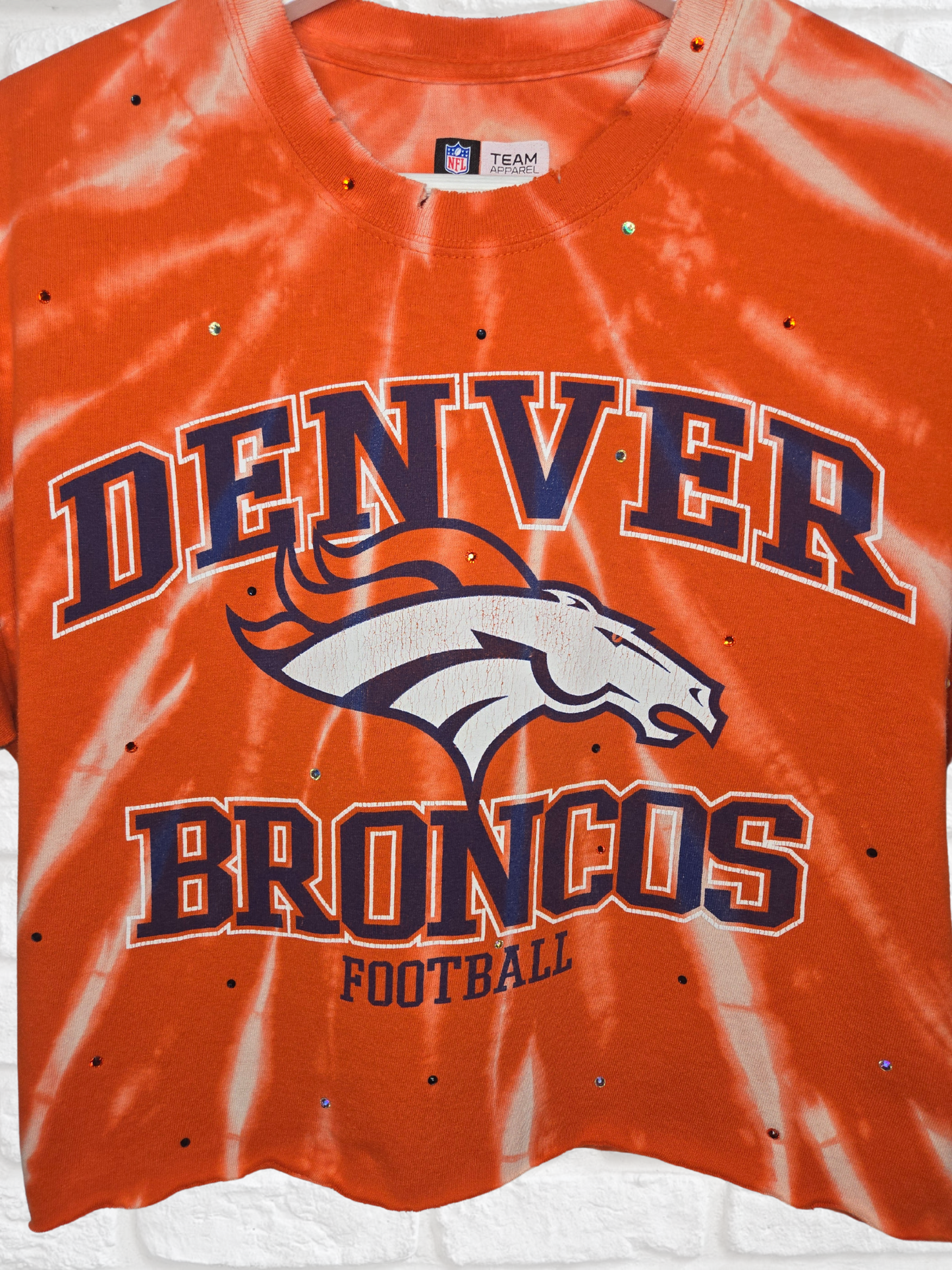 Denver Broncos Crop Tee