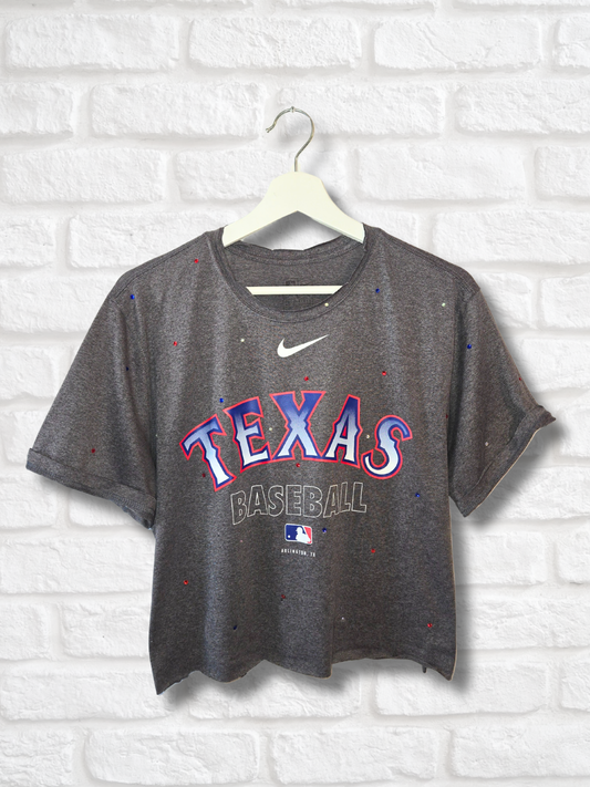 Texas Rangers Crop Top