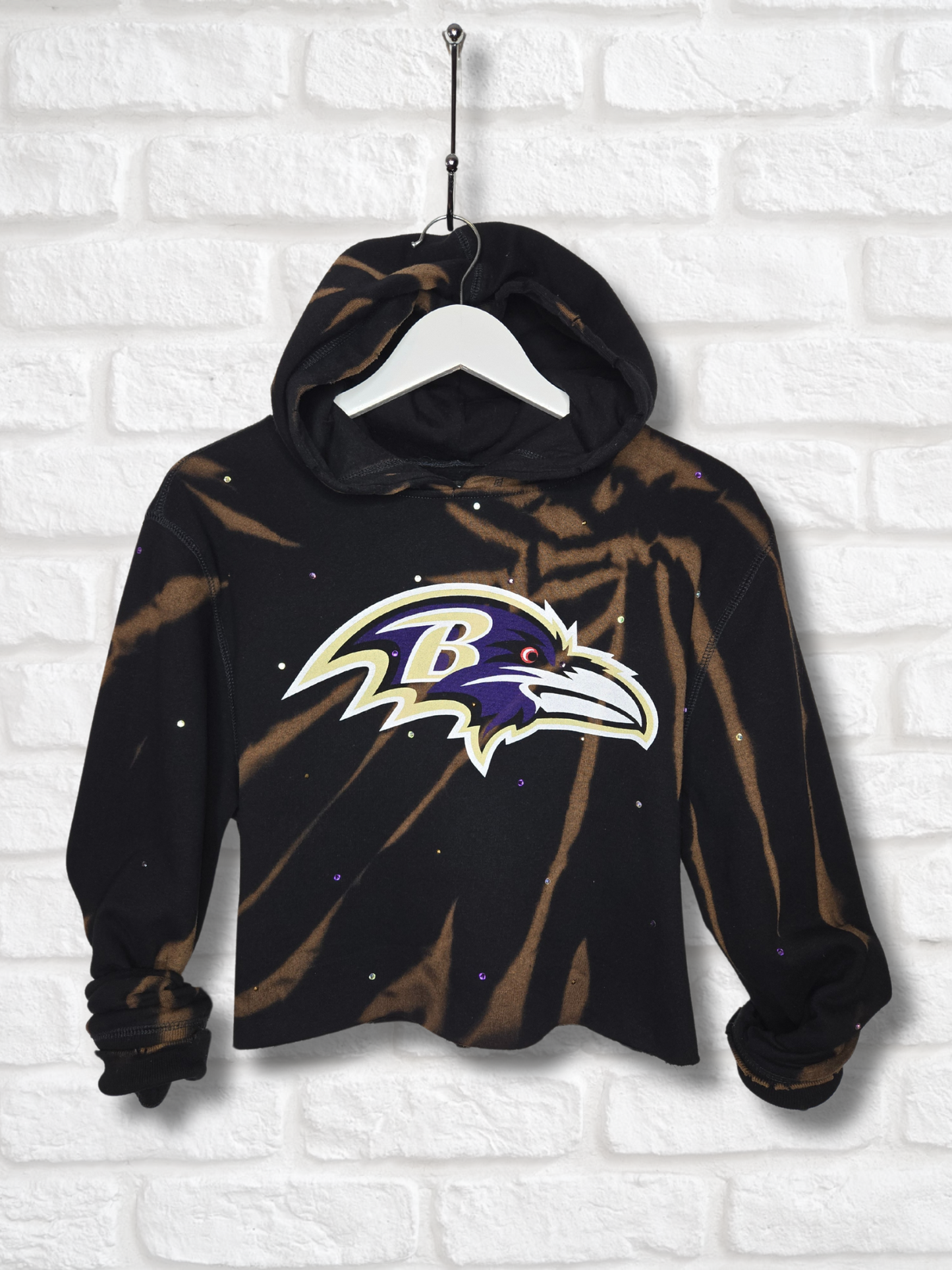 Baltimore Ravens Crop Hoodie