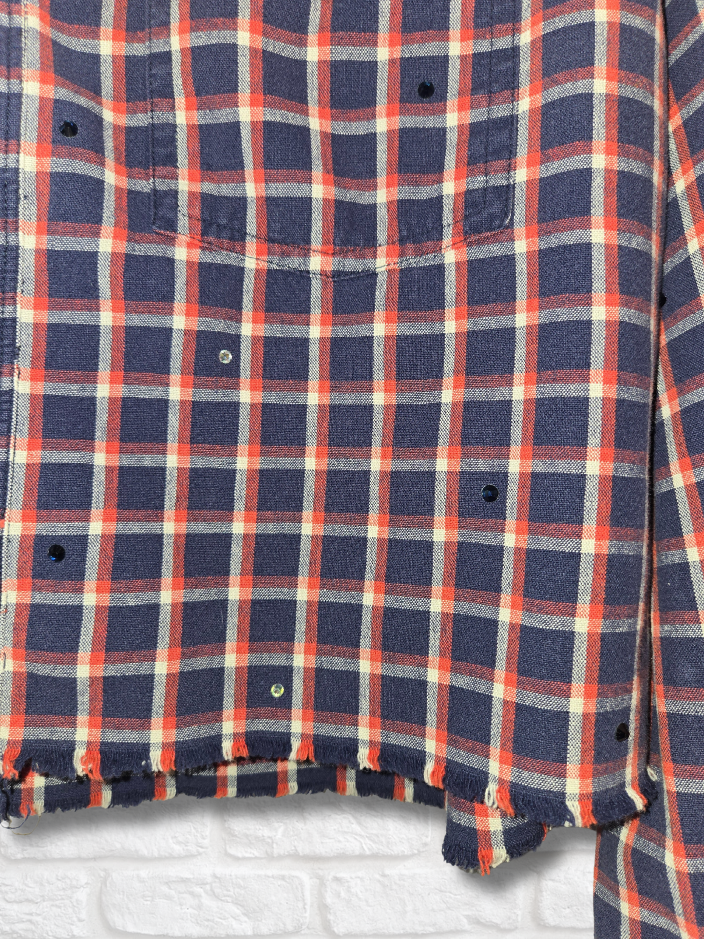 Boston Red Sox Crop Flannel