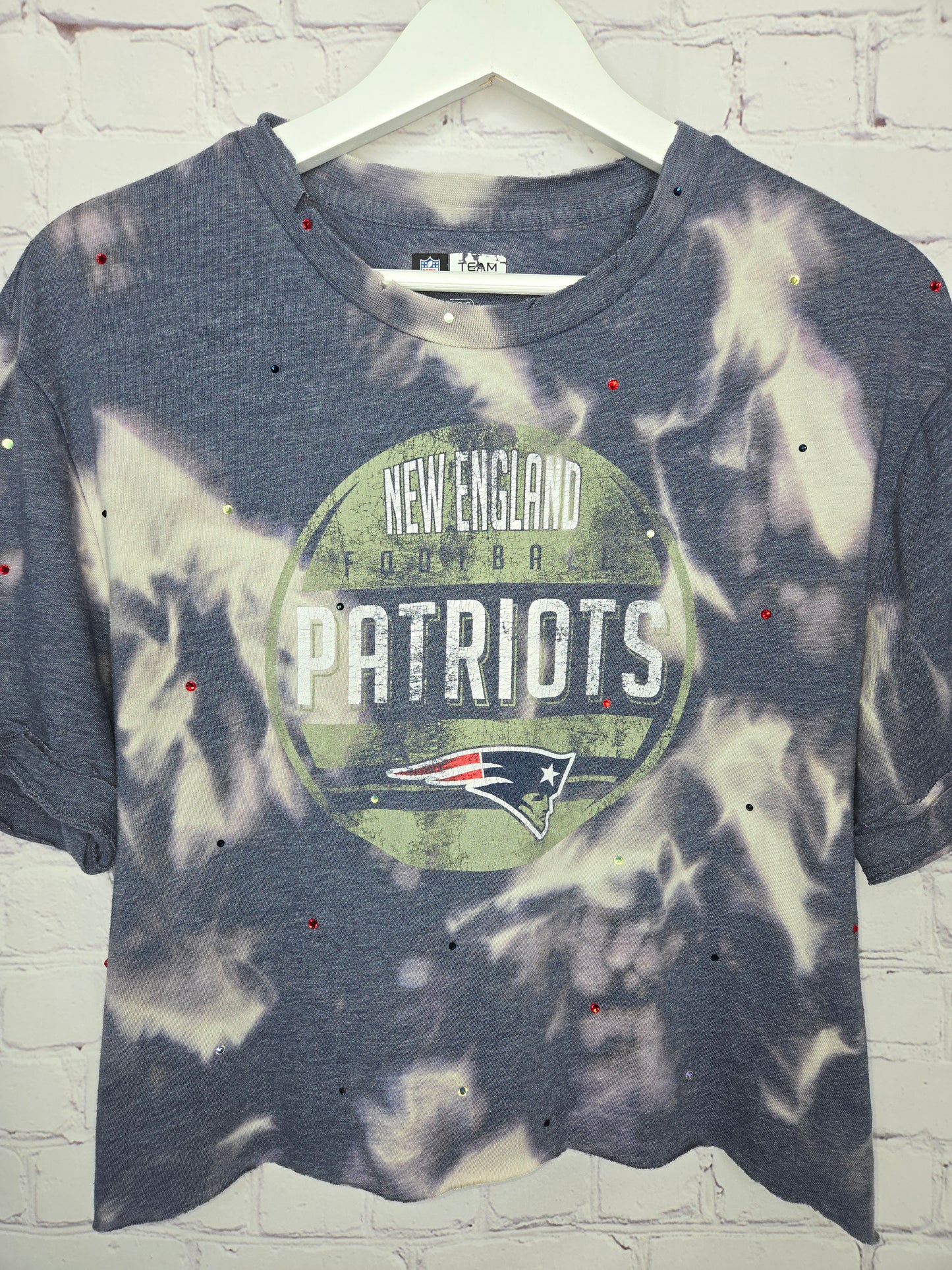 New England Patriots Crop Tee