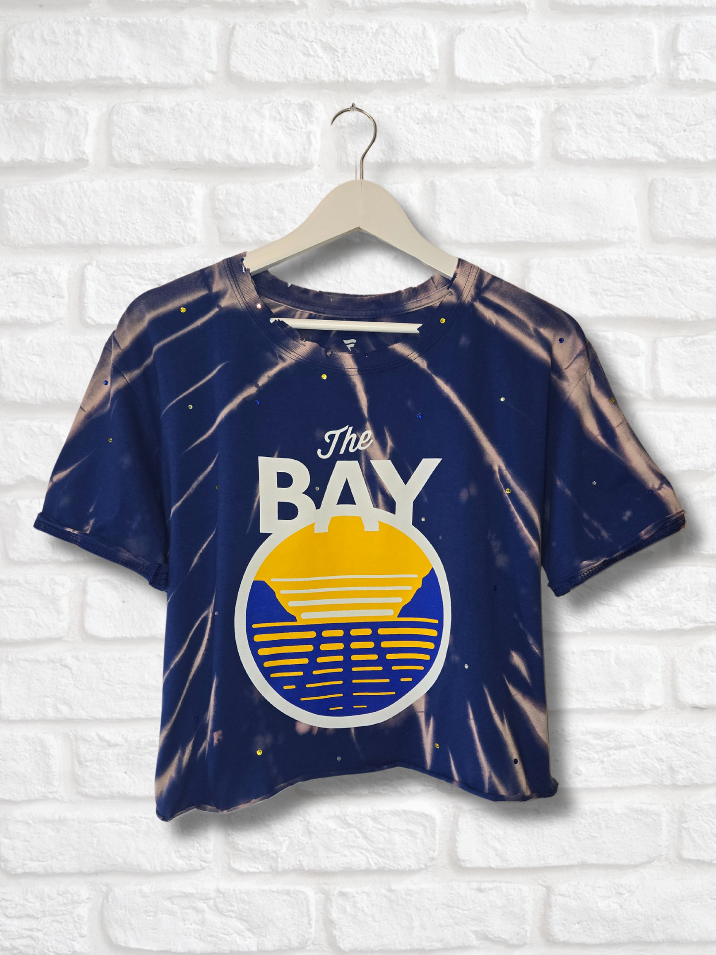 Golden State Warriors Crop Tee