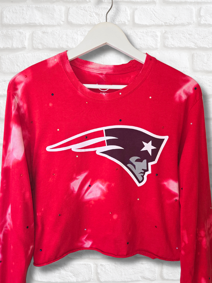 New England Patriots Crop Top