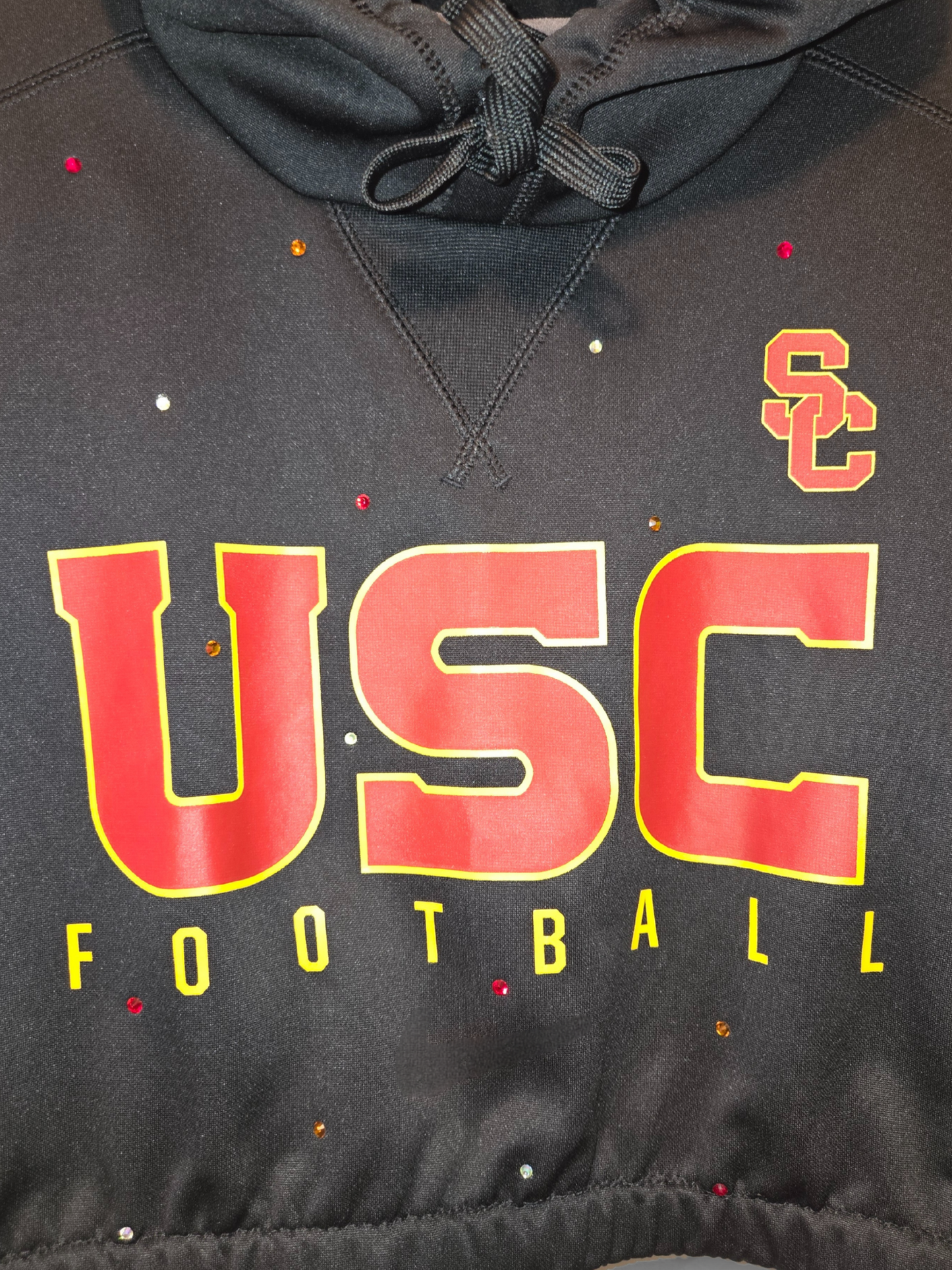 USC Trojans Crop Hoodie