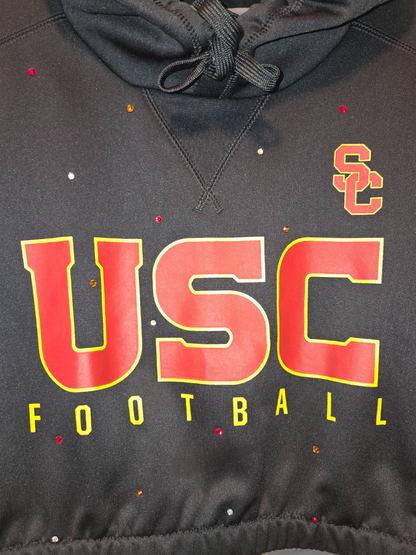 USC Trojans Crop Hoodie