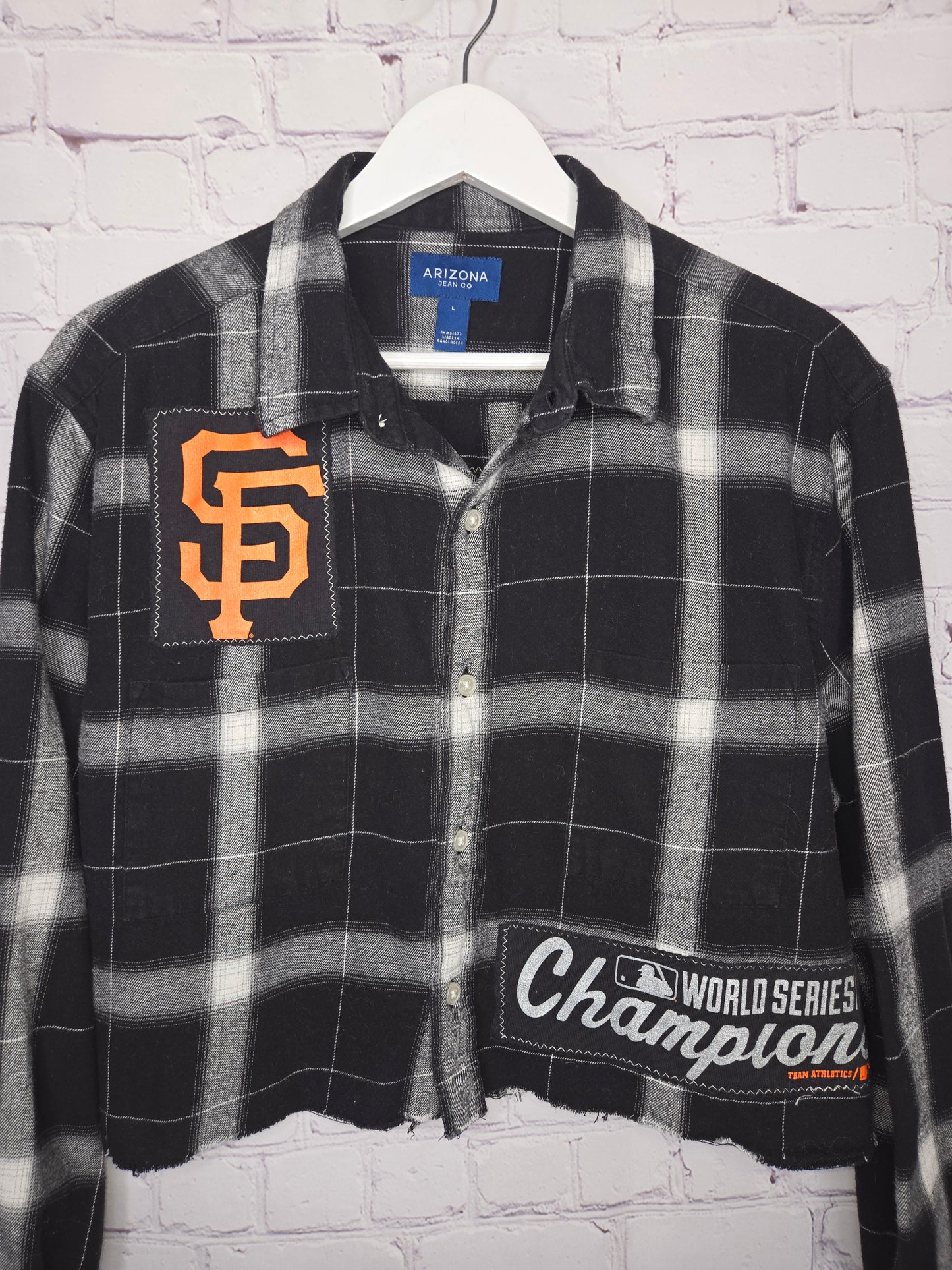 San Francisco Giants Crop Flannel