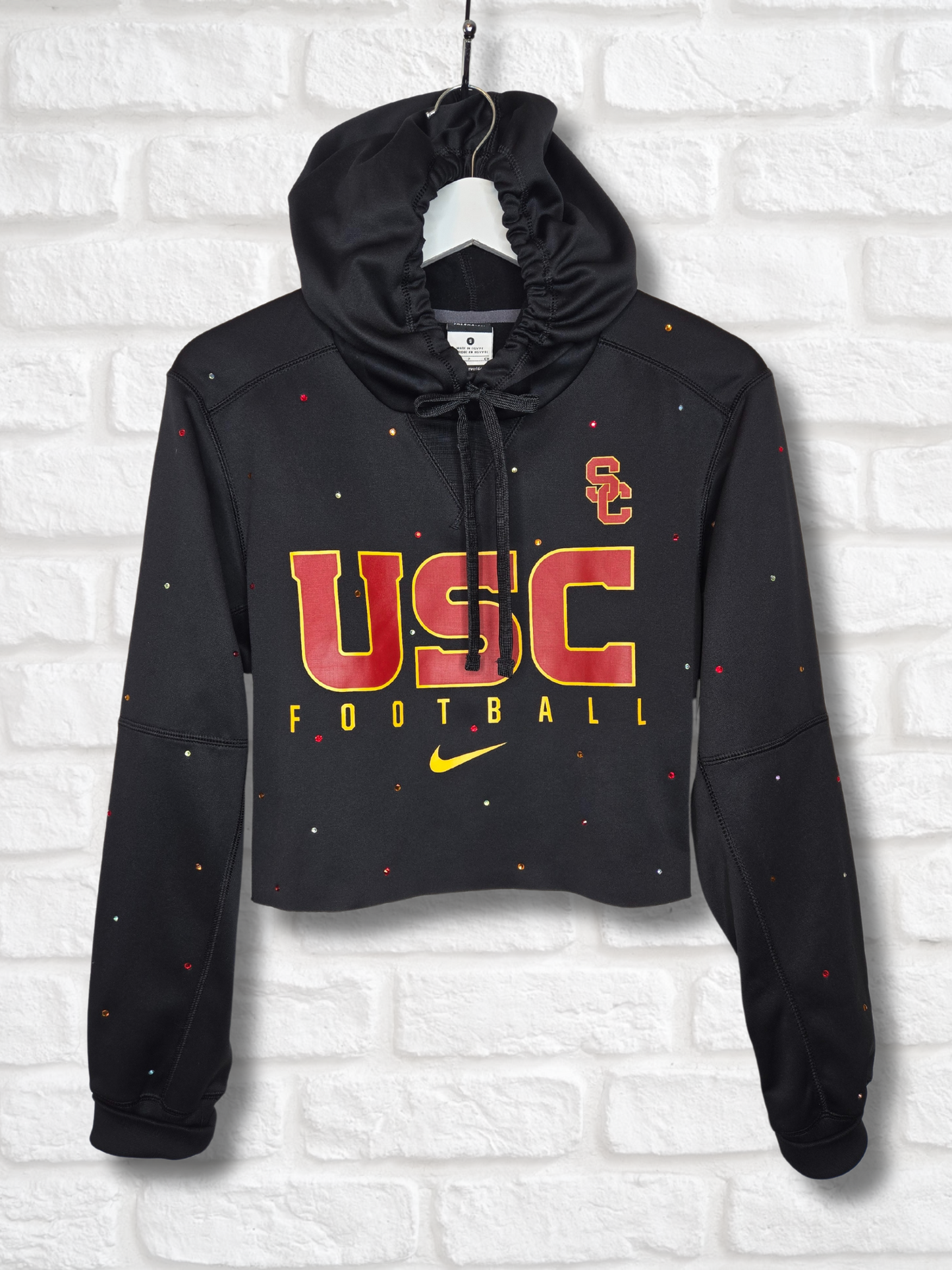 USC Trojans Crop Hoodie