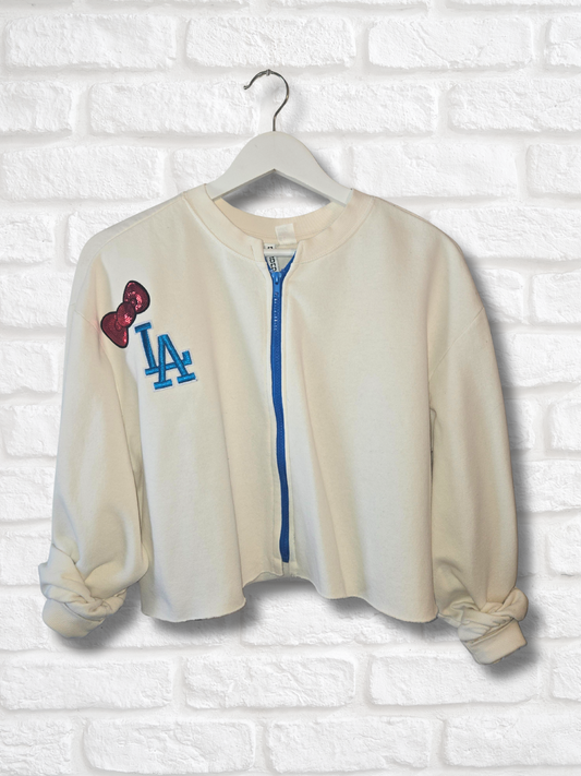 Los Angeles Dodgers HK Crop Sweatshirt