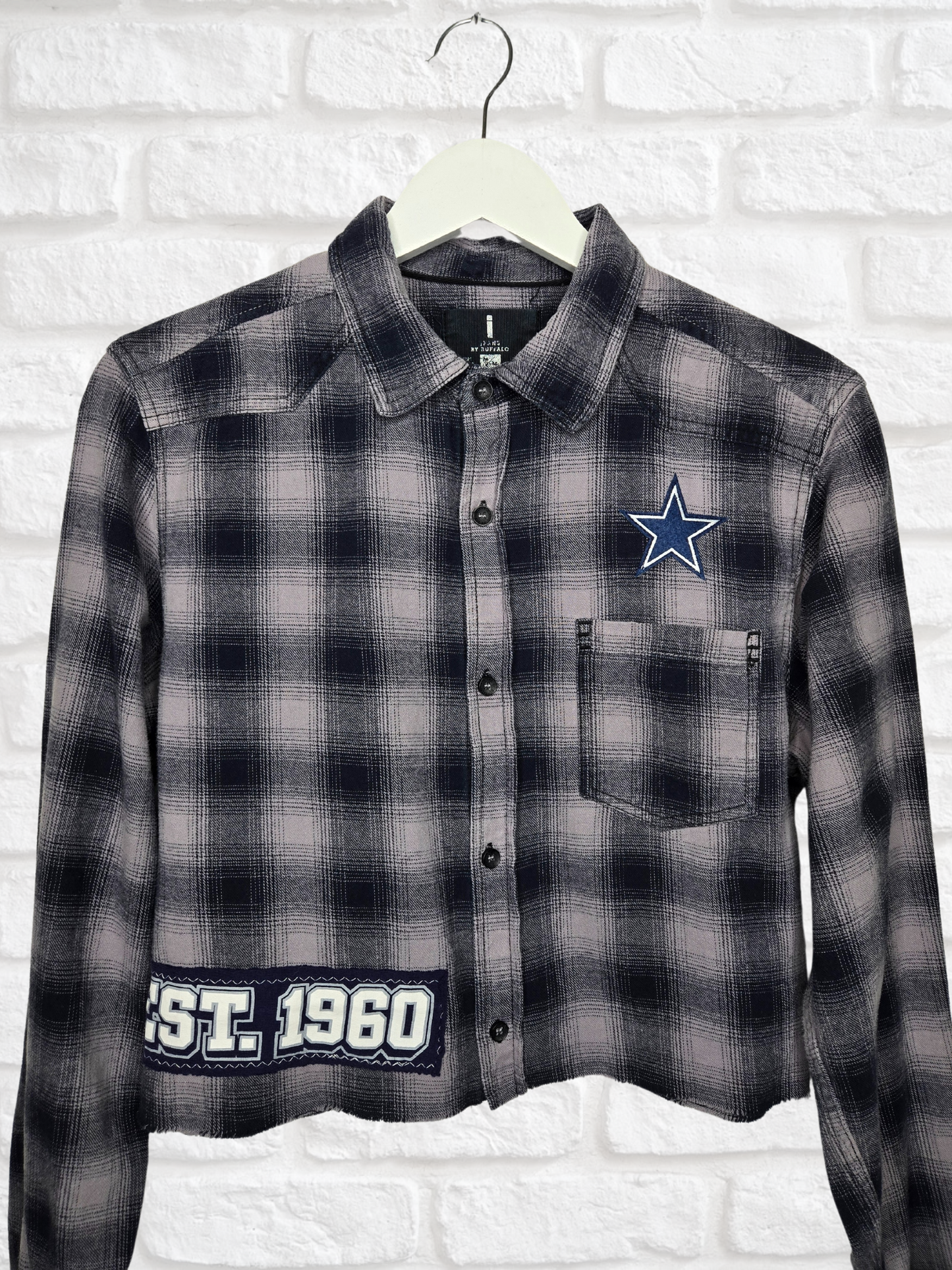 Dallas Cowboys Crop Flannel