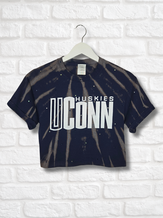 UConn Huskies Crop Tee