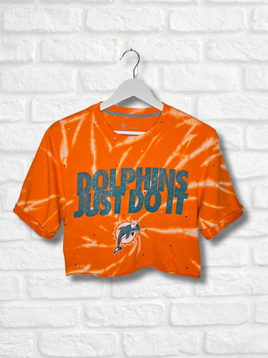 Miami Dolphins Crop Tee