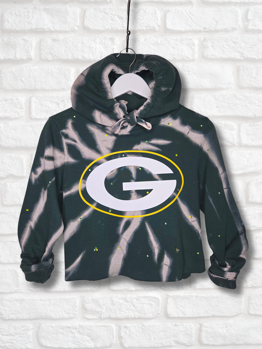 Green Bay Packers Crop Hoodie