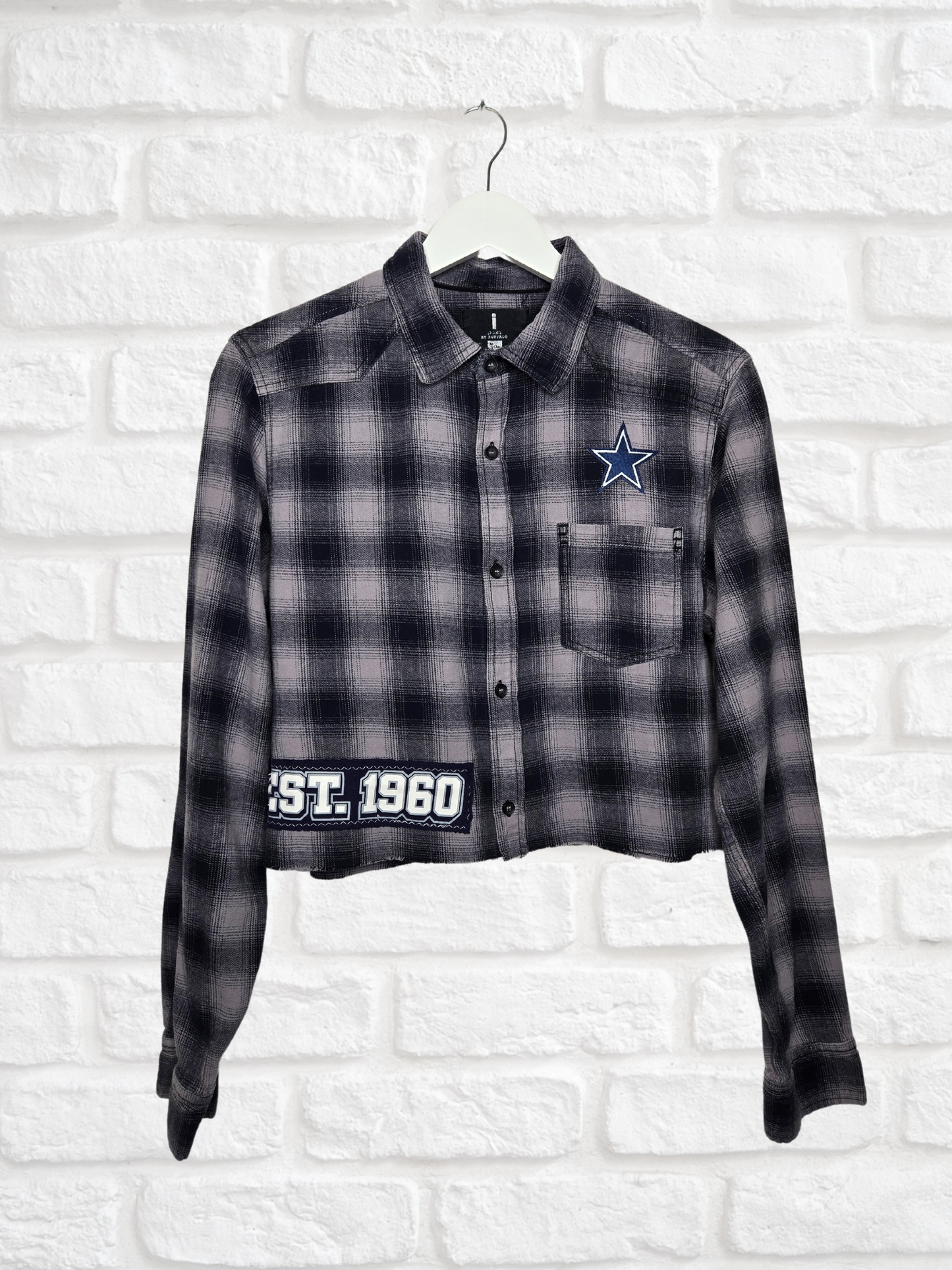 Dallas Cowboys Crop Flannel