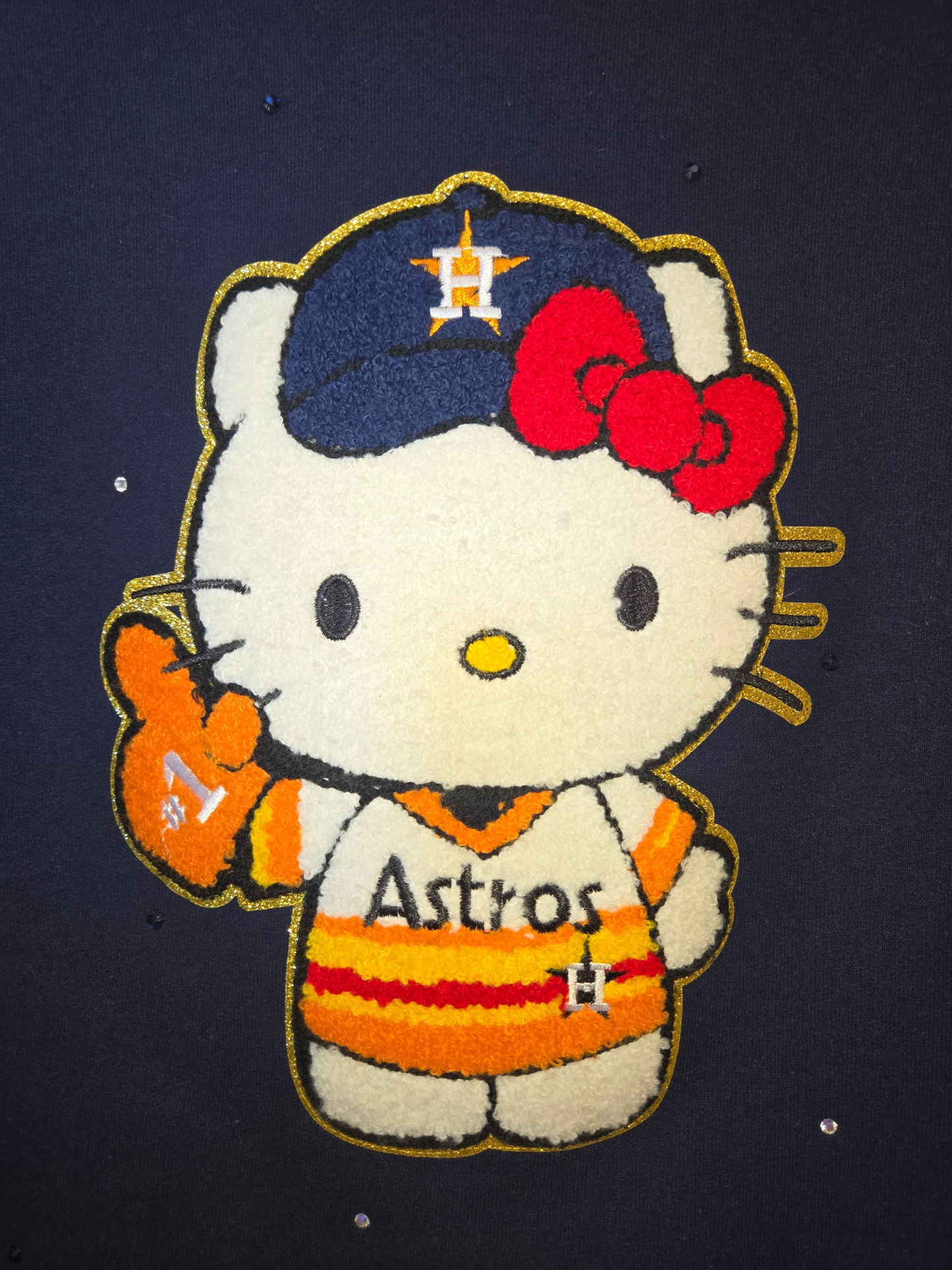 Houston Astros HK Crop Sweatshirt
