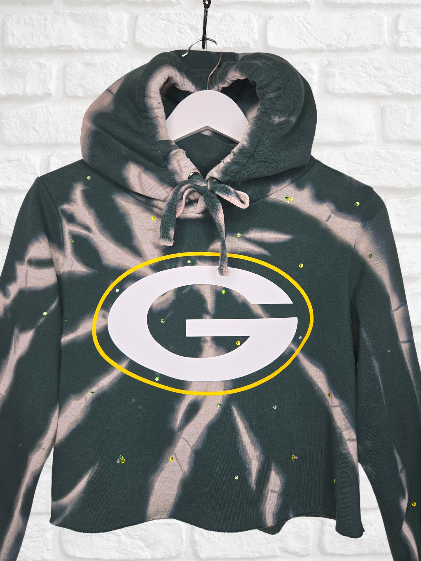 Green Bay Packers Crop Hoodie