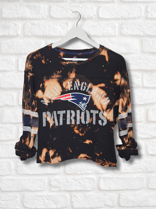 New England Patriots Crop Tee