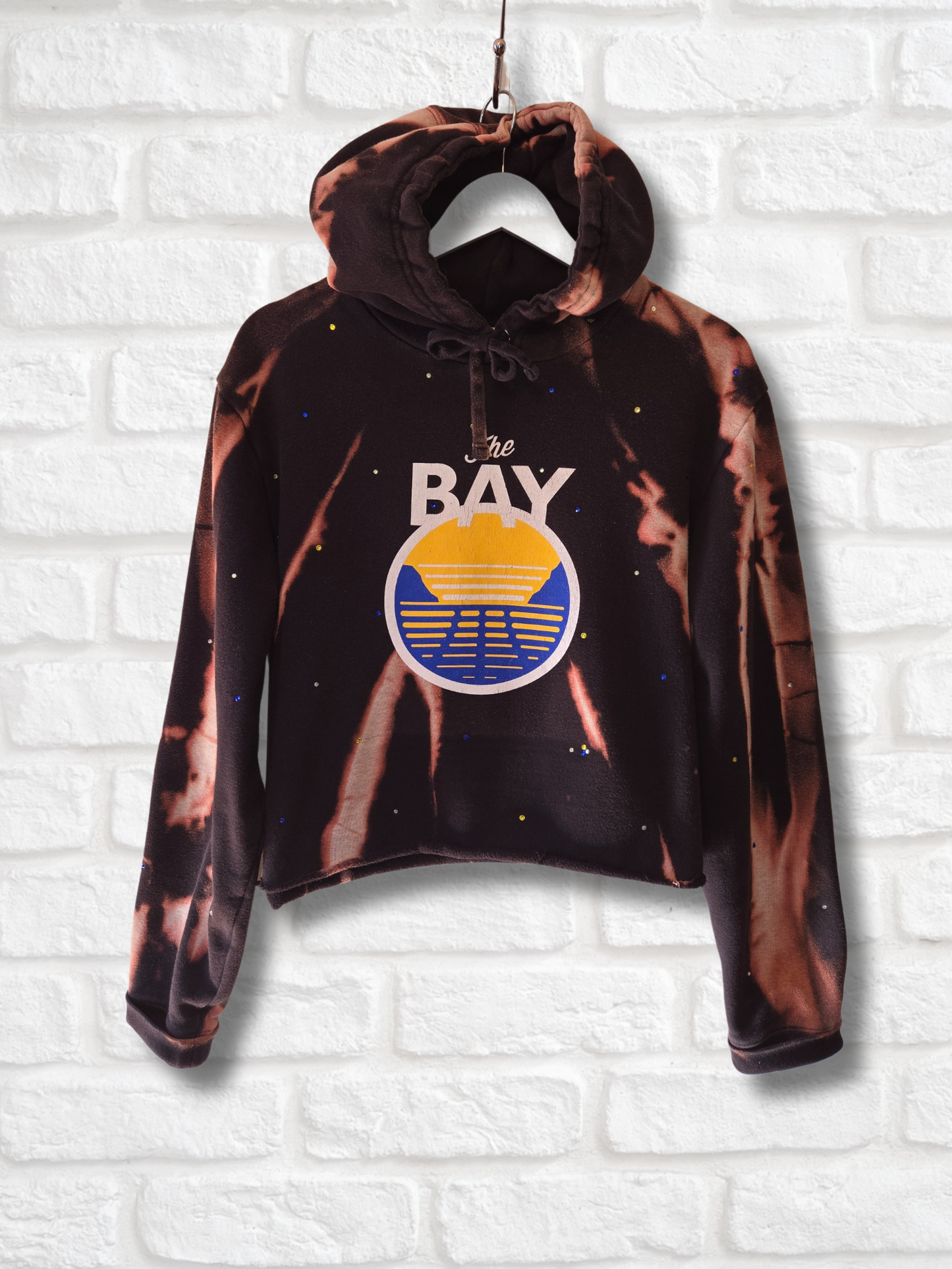 Golden State Warriors Crop Hoodie