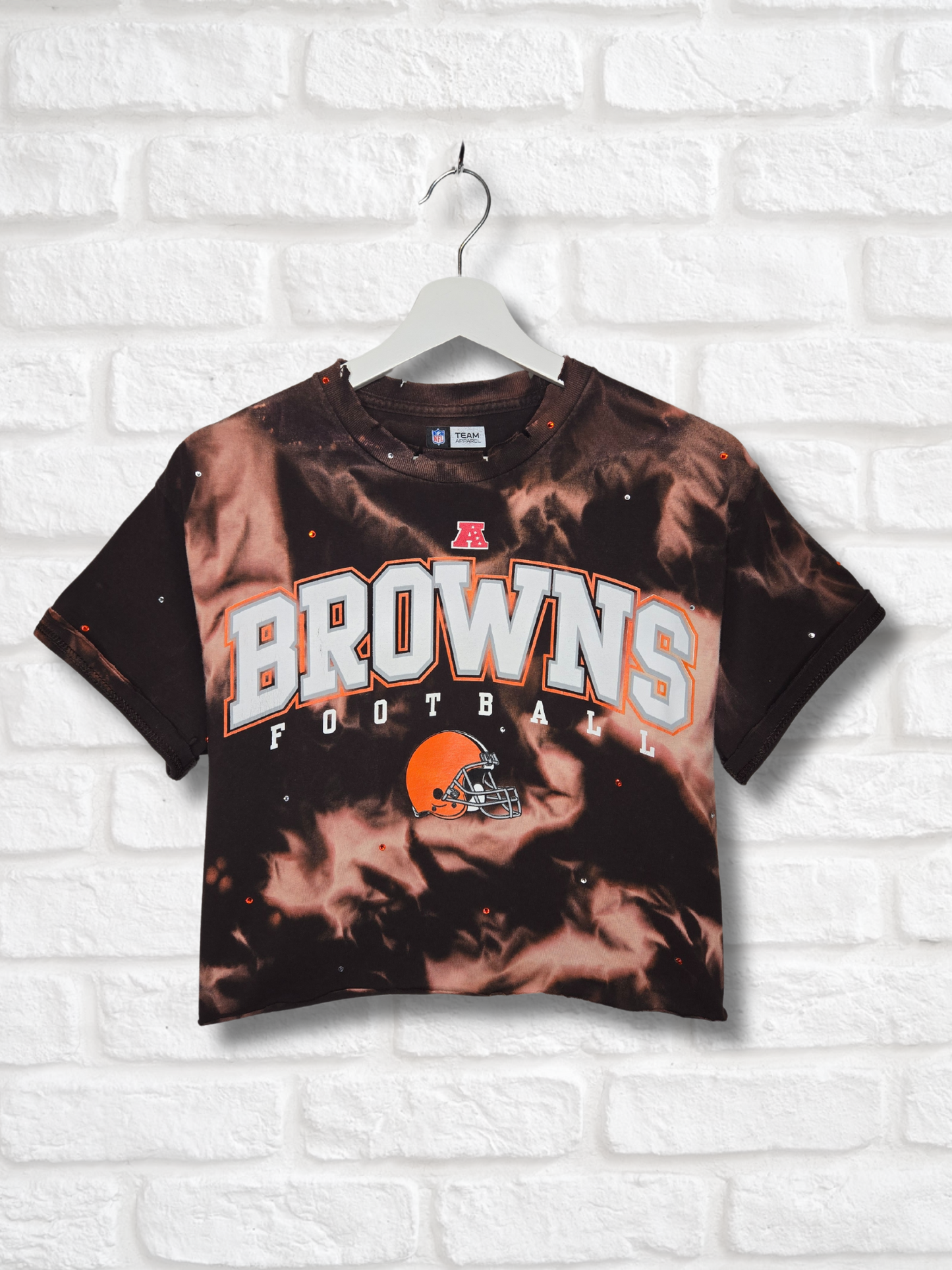 Cleveland Browns Crop Tee