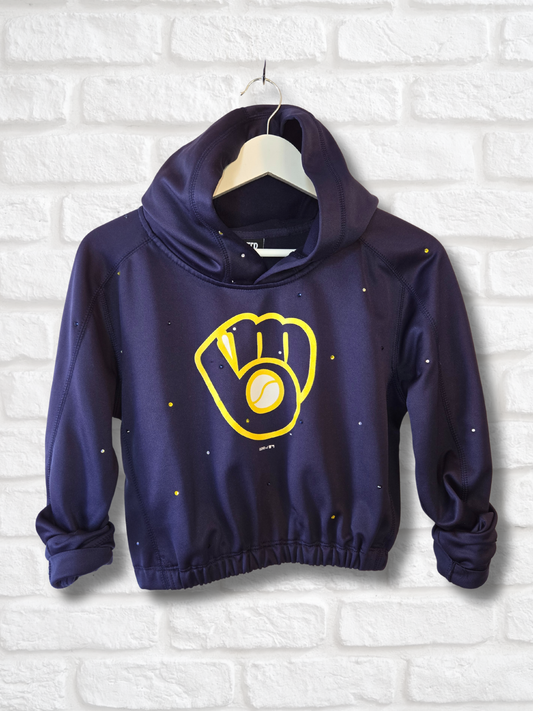 Milwaukee Brewers Crop Hoodie