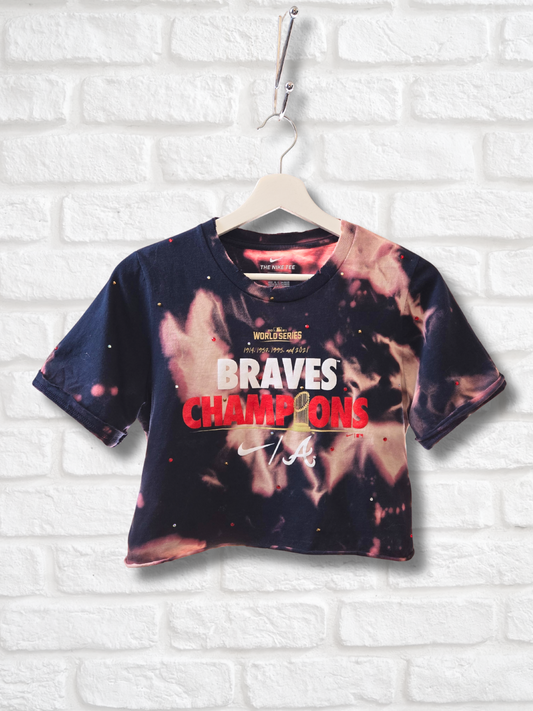 Atlanta Braves Crop Tee