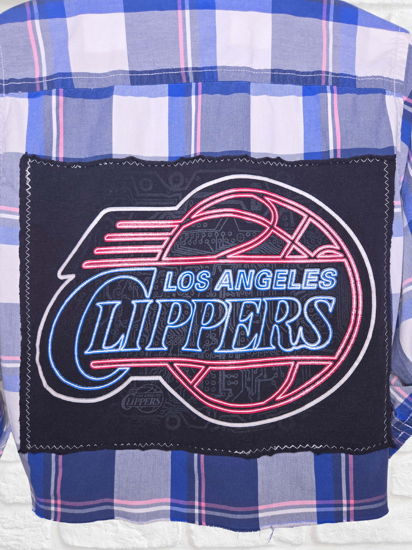 Los Angeles Clippers Crop Flannel