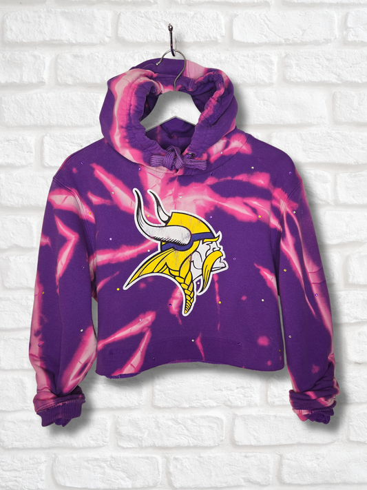 Minnesota Vikings Crop Hoodie