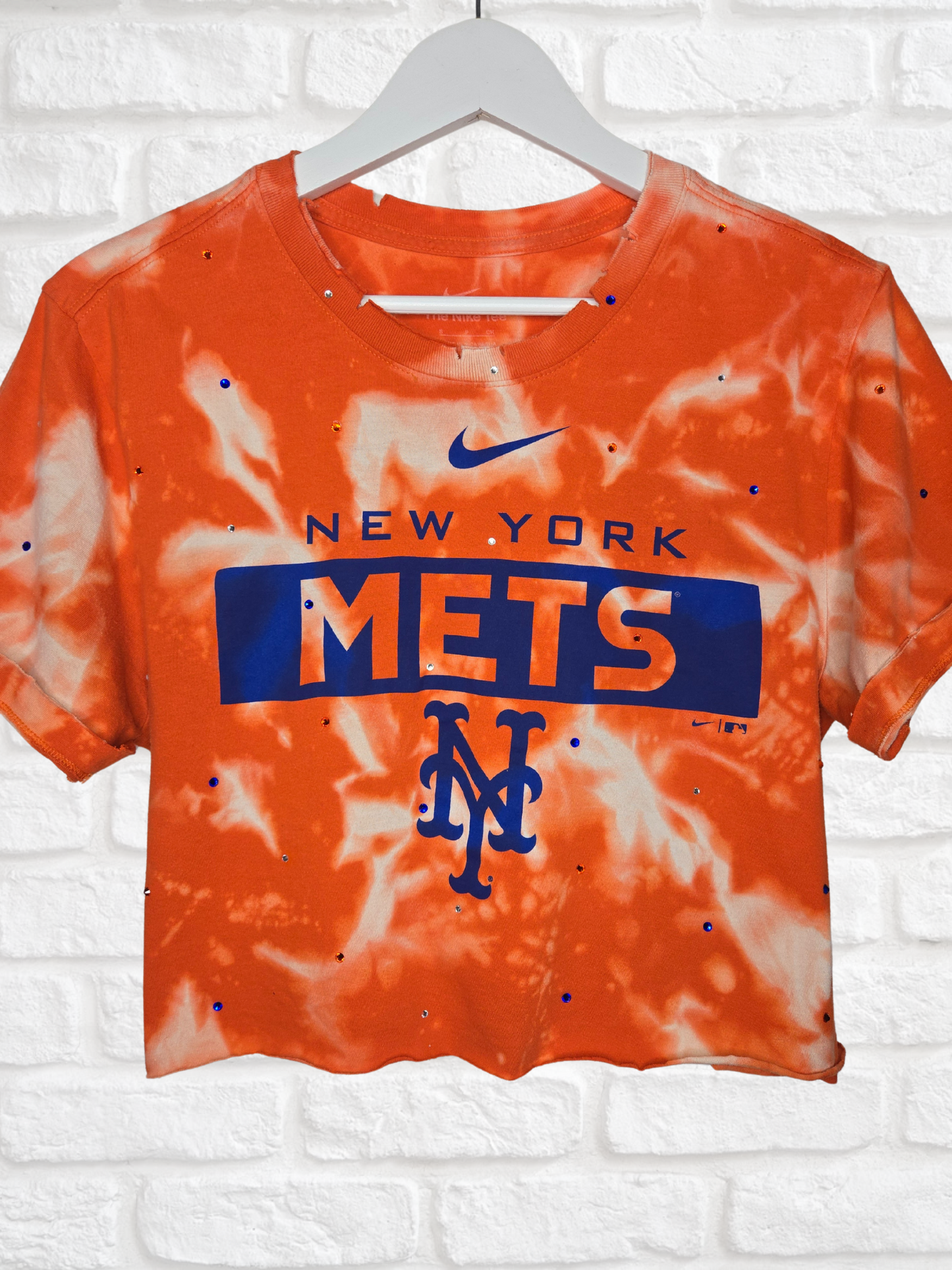 New York Mets Crop Tee