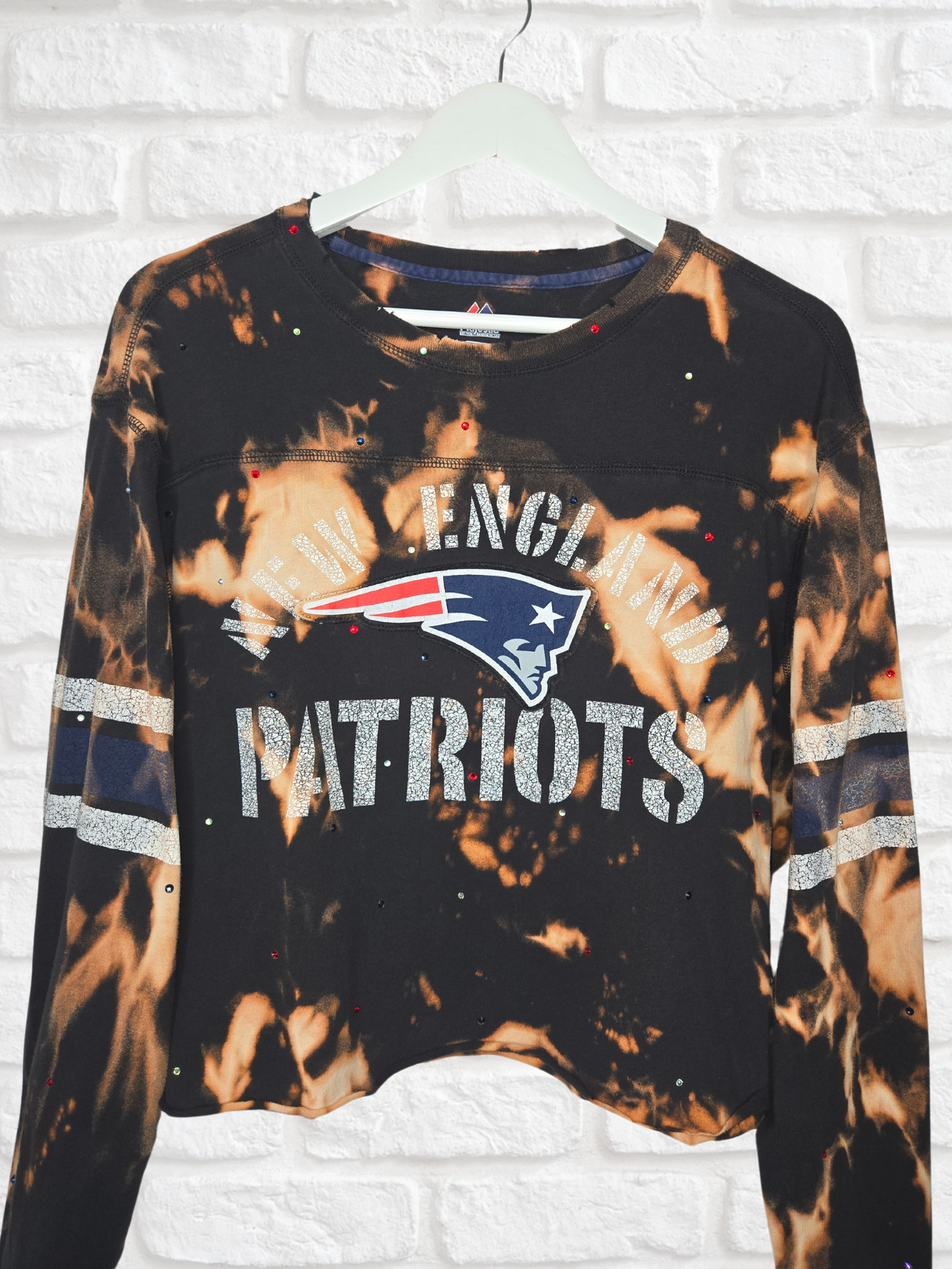 New England Patriots Crop Tee