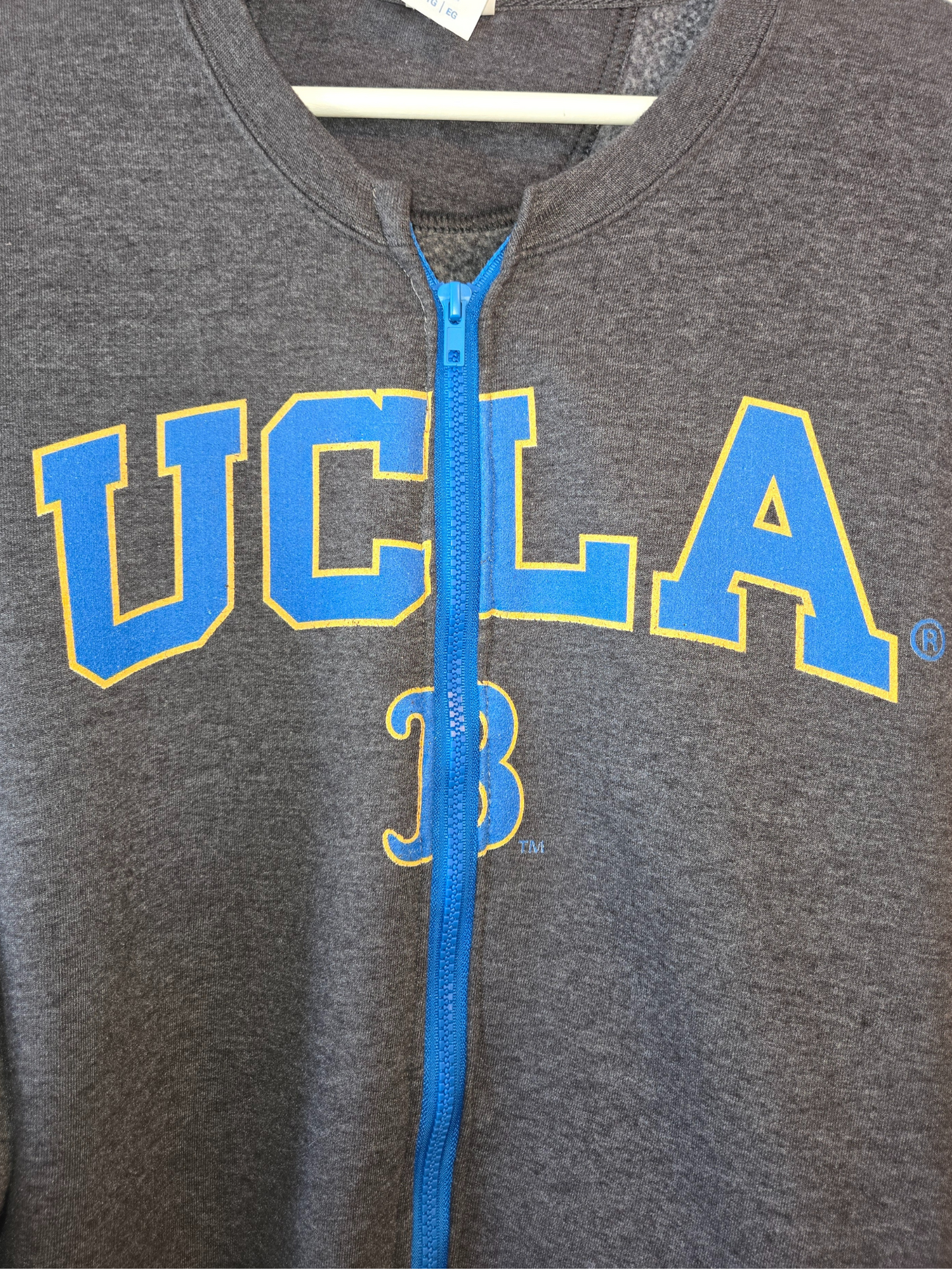 UCLA Bruins Crop Zip-Up Sweatshirt